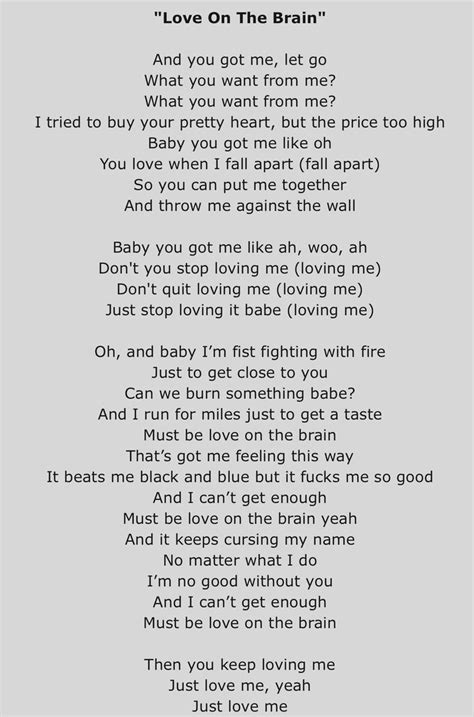 traduction love on the brain rihanna|paroles love on the brain.